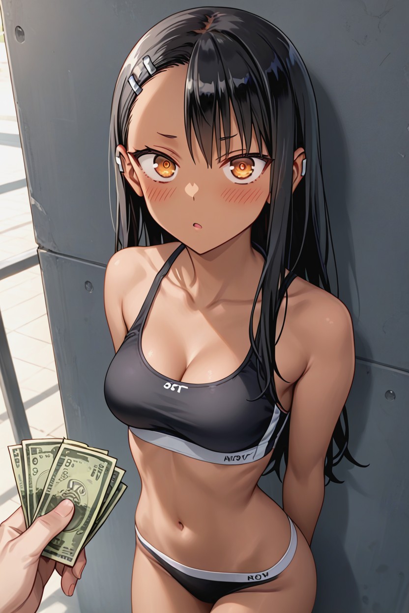 Black Bikini Underwear, Gimnasio, Perfect Eyes Hentai IA