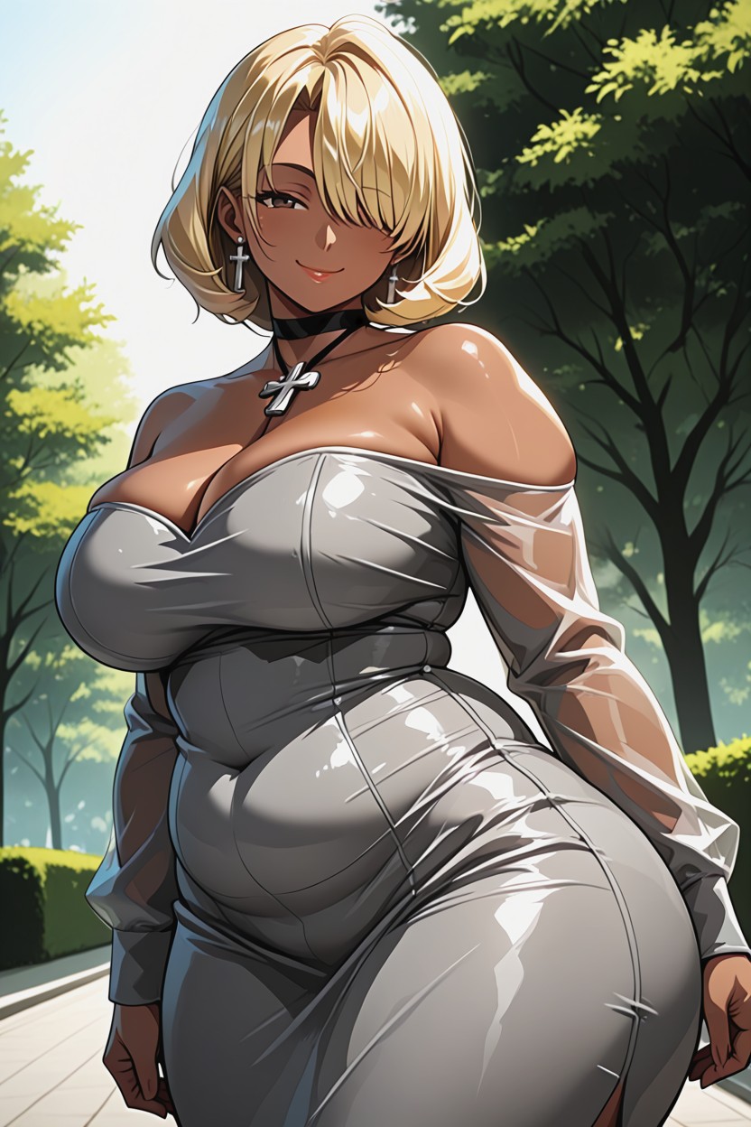 Smiling, Round Butt, Newest Hentai IA