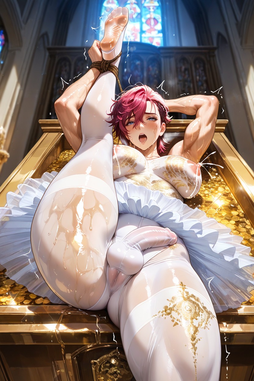 Splits, Looking At Viewer, Futanari Hentai IA