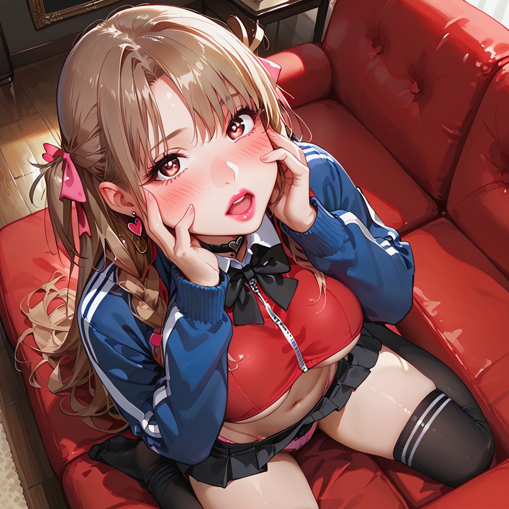 De Arriba A Abajo, Brown Eyes, Ashamed Hentai IA