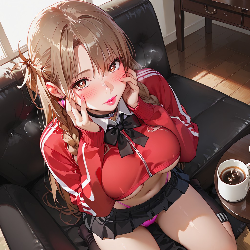 Detailed Female, Loud Breathing, Looking Up Hentai IA