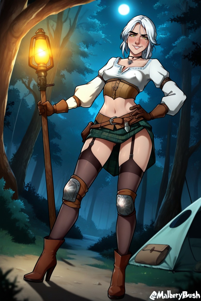 High Heel Boots, Gorgeous Stunning Female, Hip Lines Hentai IA