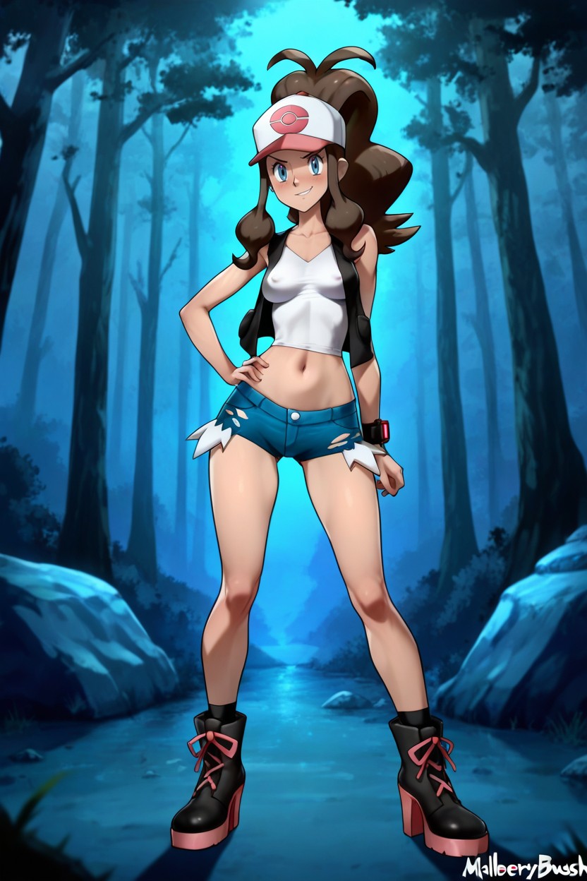 High Heel Ankle Boots, Long Neck Round Shaped Head, Xs Cartoon Feet Hentai IA