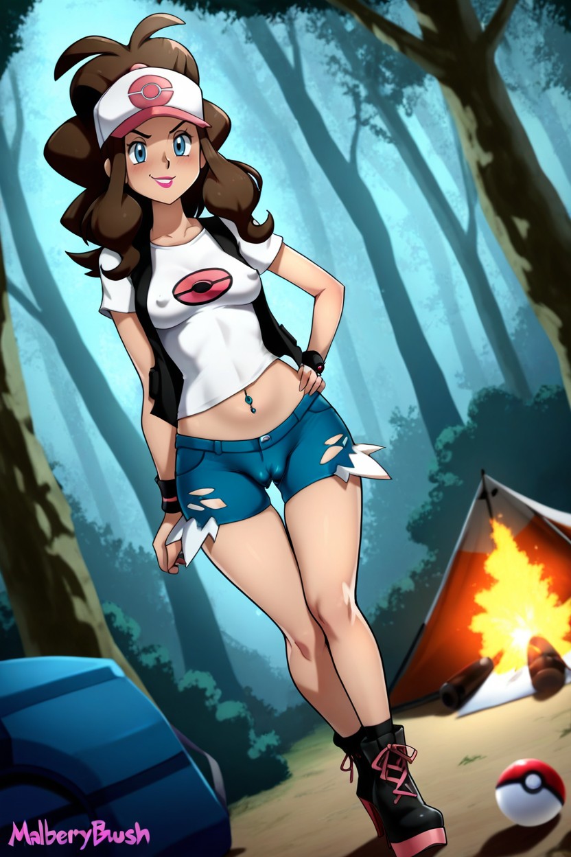 Perfect Thigh Gap, Malberrybush Style, Eyelashes Hentai AI Porn