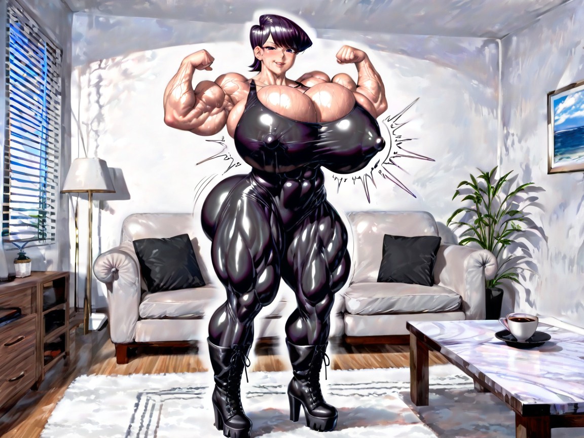 Gigic Abdominal Obliques, Komi Shuuko, 30+ Hentai IA