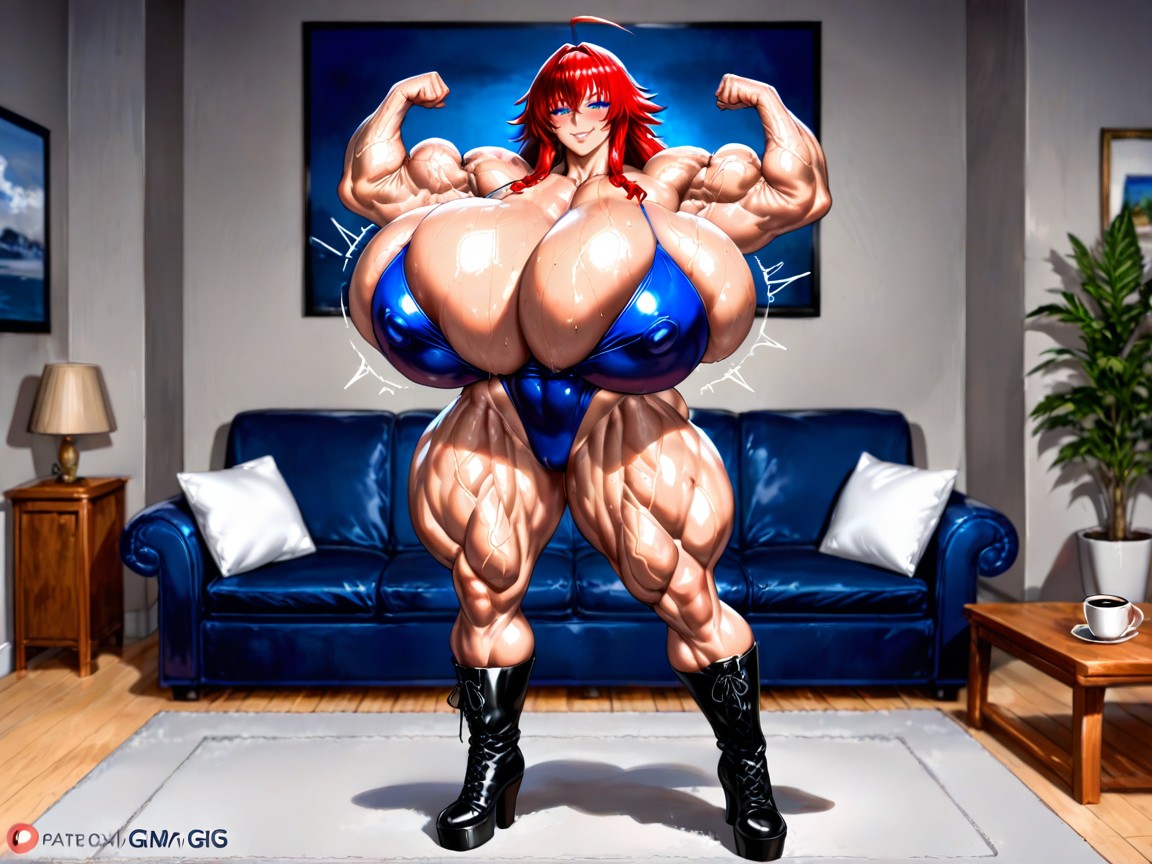 Voluptuous, Ropa Ajustada, Salón Hentai IA