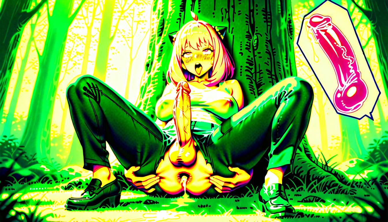 From Spy X Family, Natural Breast, Futa Hentai AI Porn