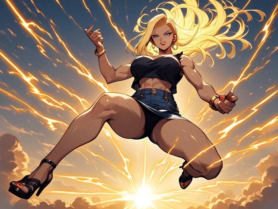 Motion Blur, Red Nails, Aura Hentai AI Porn
