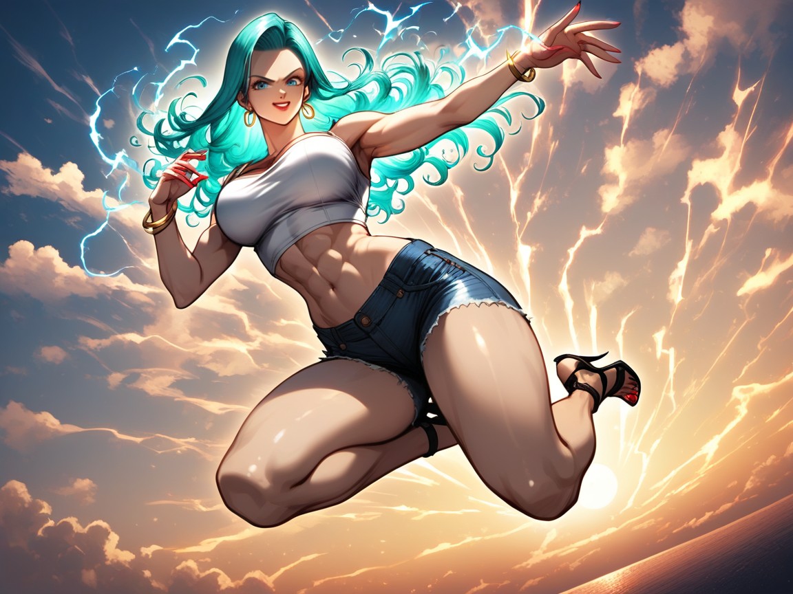 Emitting Energy And Power, Ultra Detailed, Wide Angle Hentai AI Porn