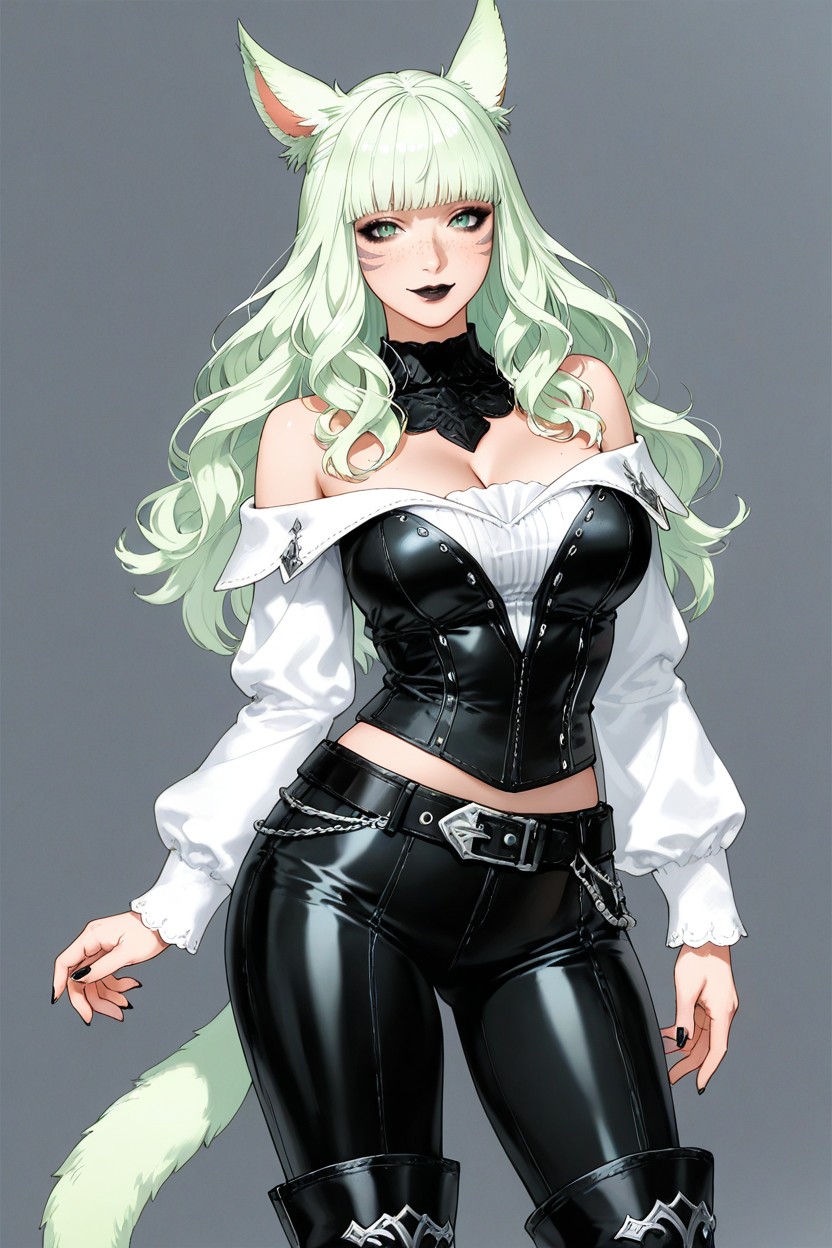 Detailed Eyes, Perfect Eye, Stylish And Confident Pose Hentai AI Porn