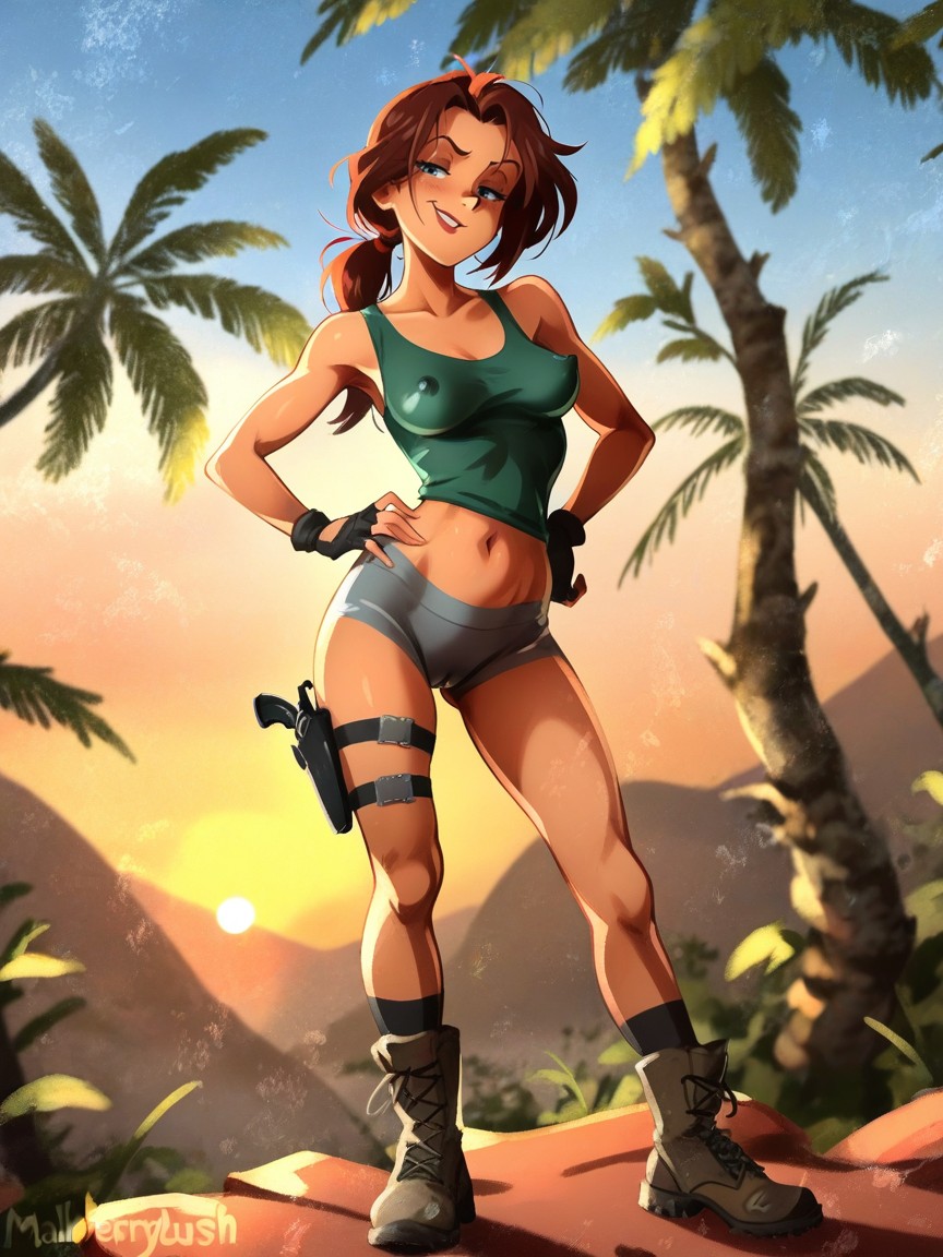 Cinematic, Sunset, Khyle Artstyle Hentai AI Porn