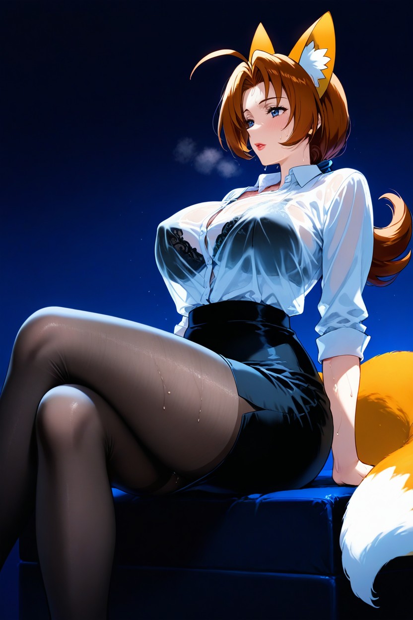 Single, Nylon Stockings, Erect Nipples Hentai AI Porn
