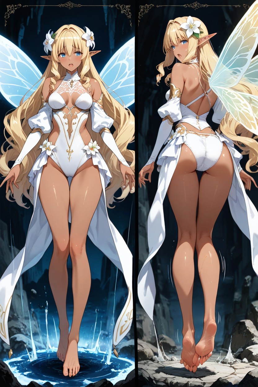 Soft Reflexion, Irregular Black Borders Views, Full Lips Hentai AI Porn