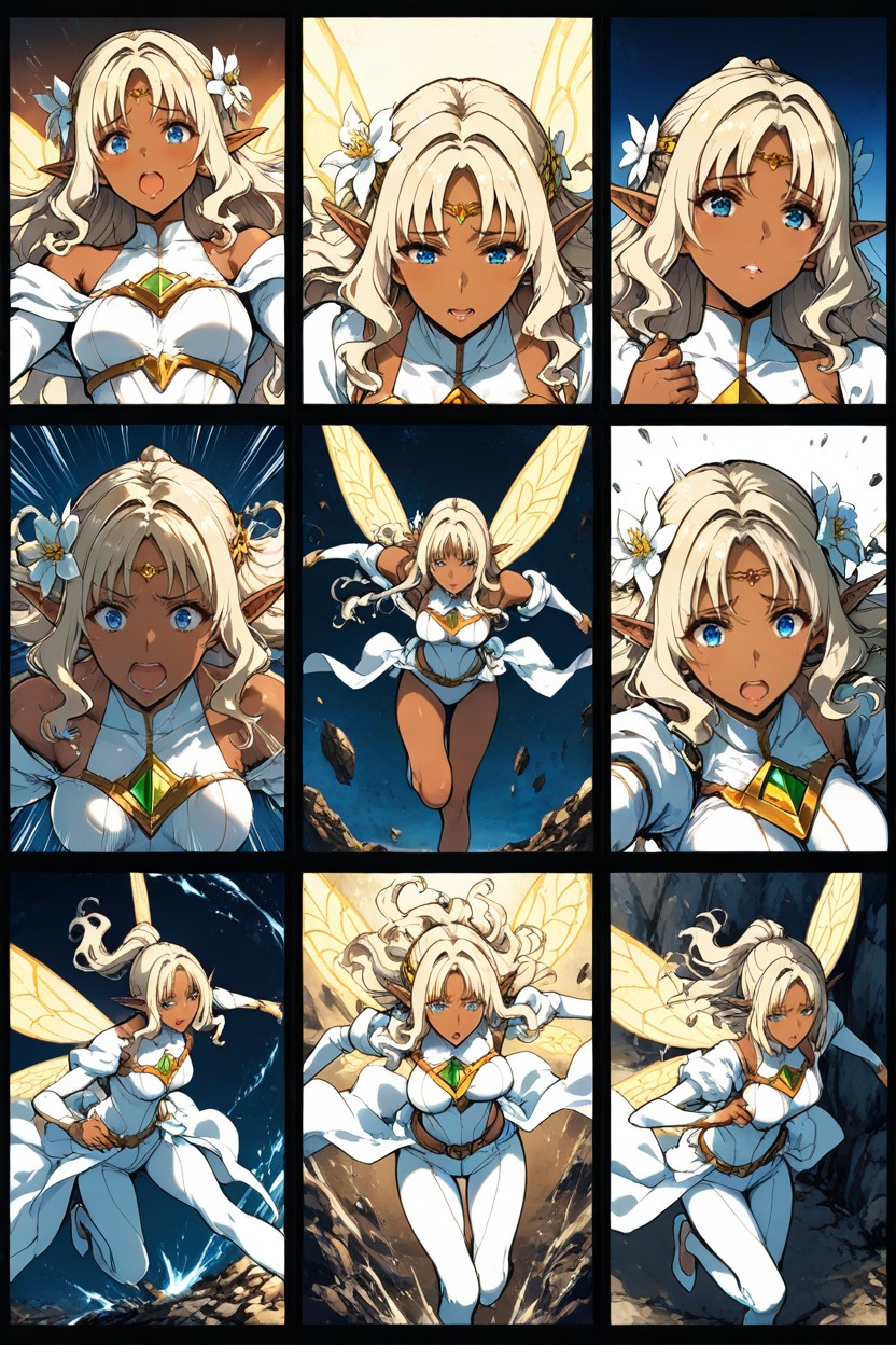 Semi-realism, Top Down, Irregular Black Borders Views Hentai AI Porn