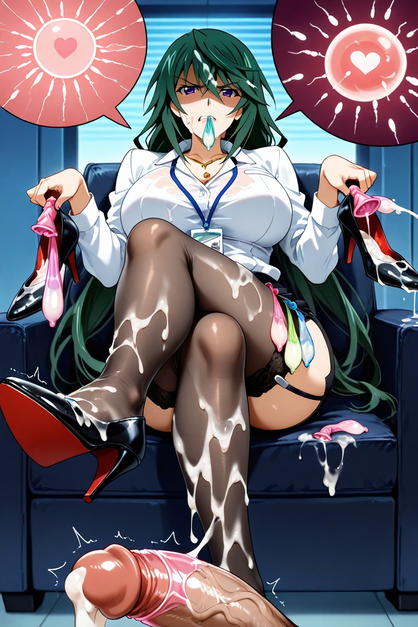 Cum On Body, Cum On Face, Sperm Covered Feet Hentai AI Porn