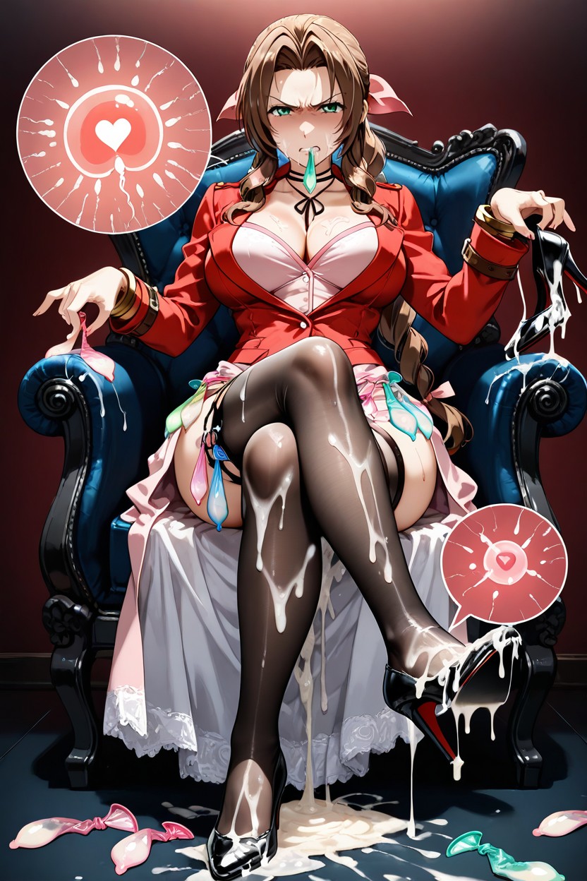 Cum On Legs, Cum On Hair, Wearing Costume Hentai AI Porn