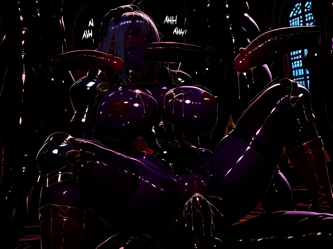 Sadakage Art Style, Grab Your Chest, Grab Your Head Hentai AI Porn