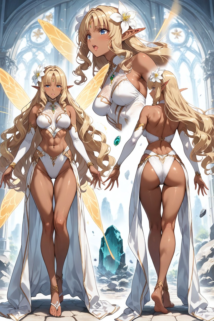 Thigh Gap, 25+, Bouncing Spherical Breast Hentai AI Porn