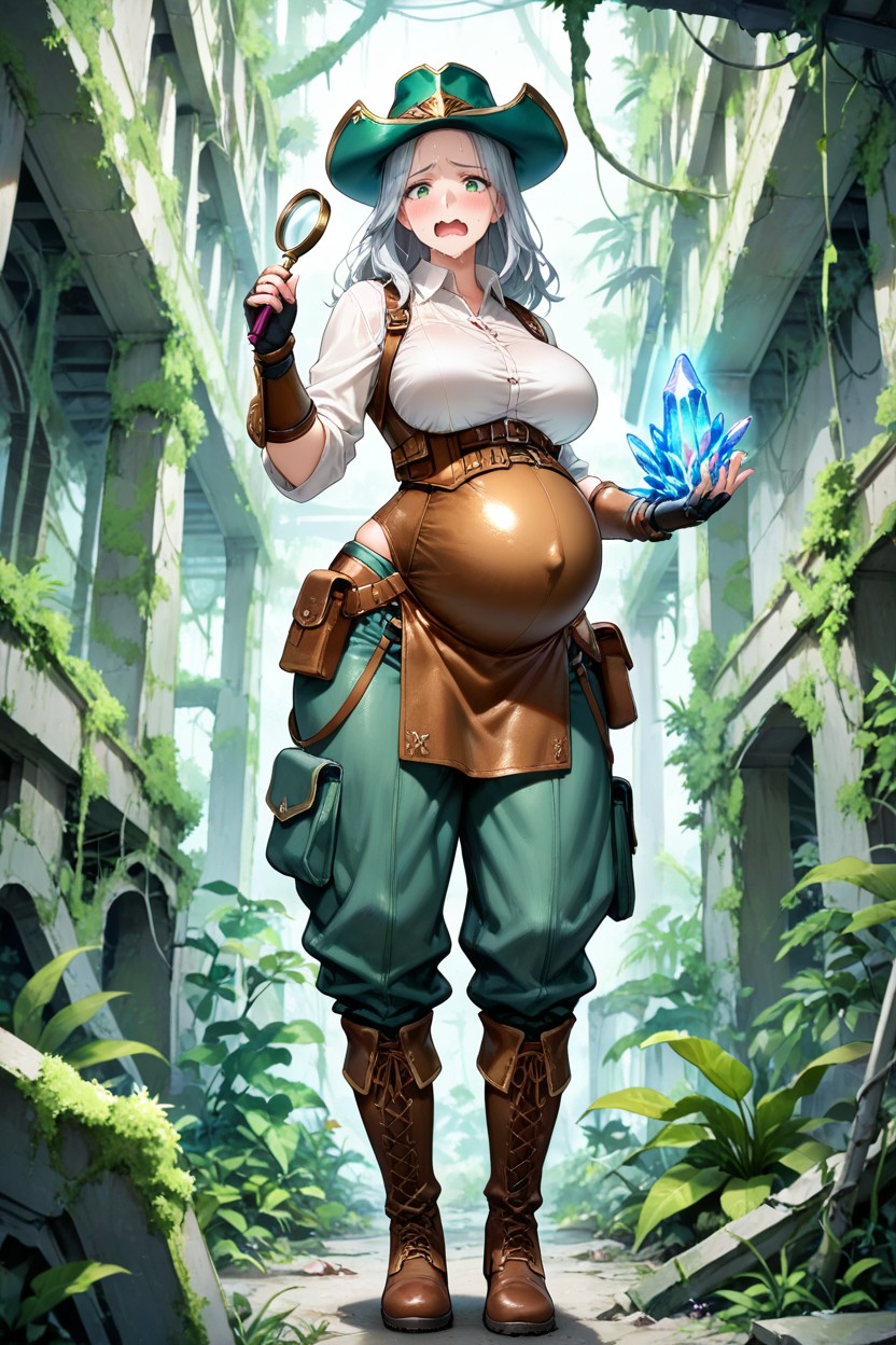 Horny, Sunlight, Large Breasts Hentai AI Porn