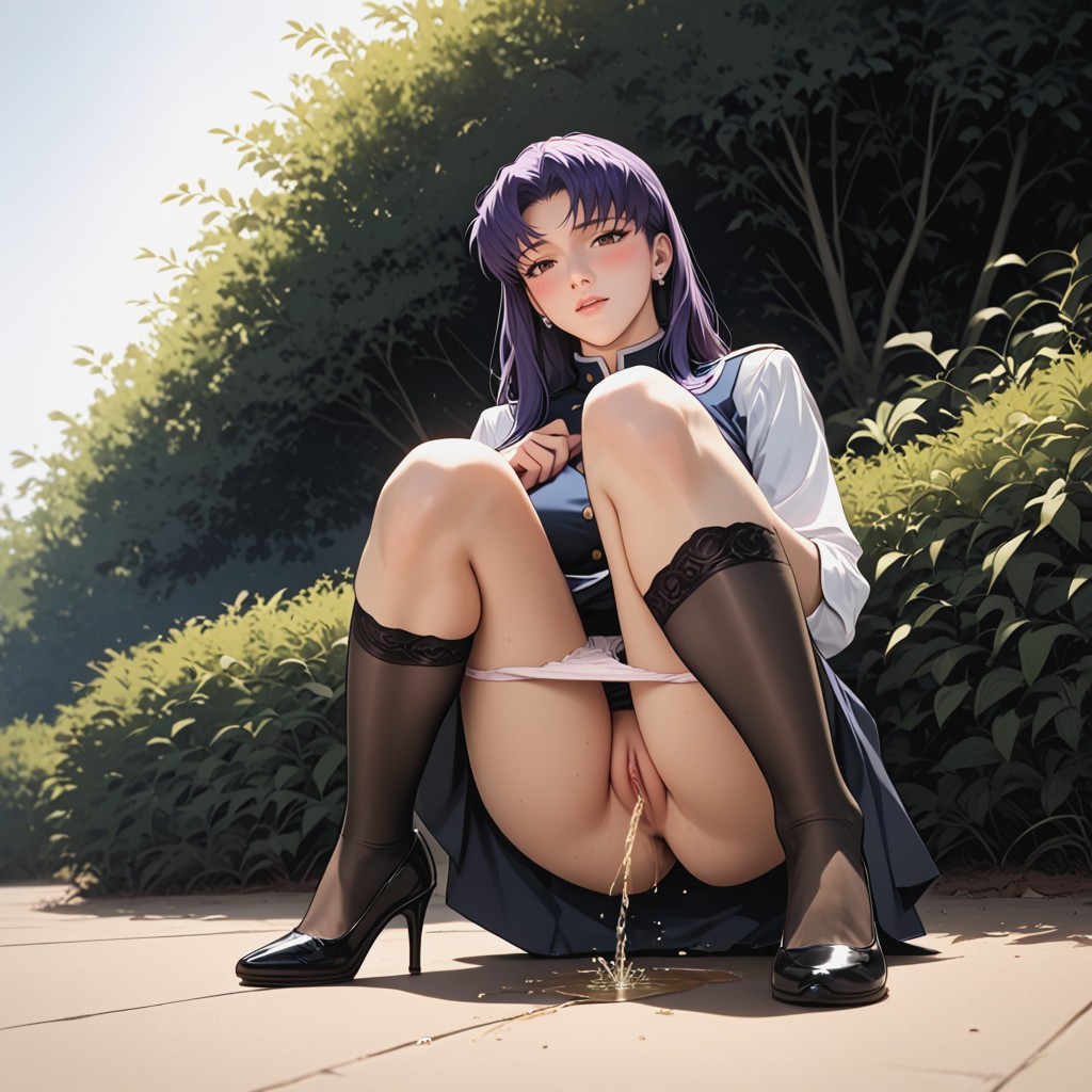 View From Below, Gets Up, Shoes Hentai AI Porn