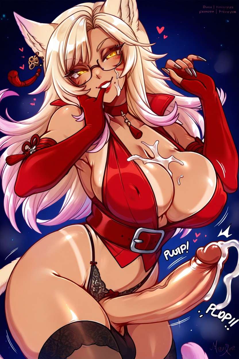 Big Thighs, Erect Nipples, Cowboy Shot Hentai AI Porn