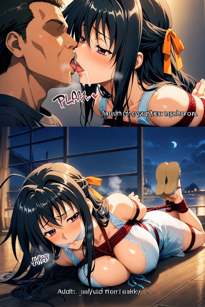 Gag, 25+, Arms Behind Back Hentai AI Porn
