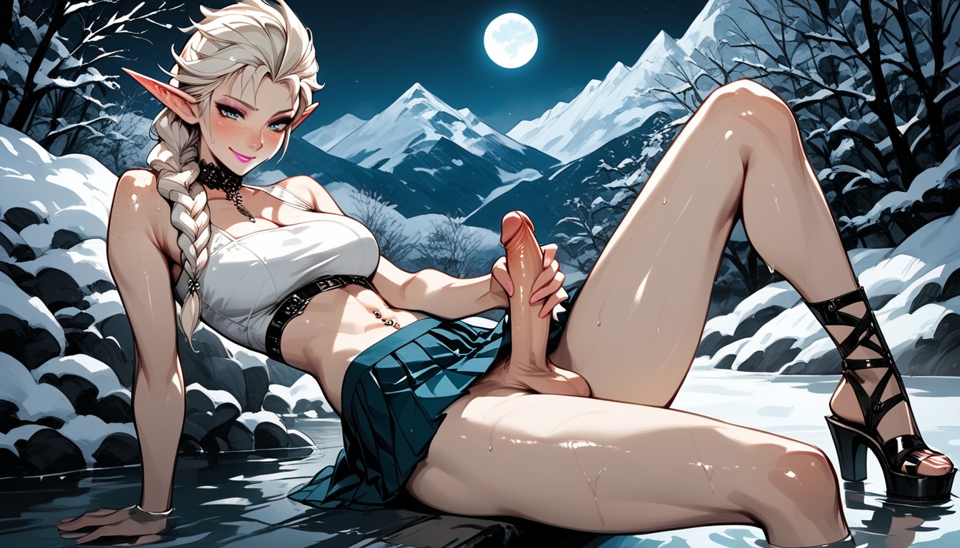 Braided, Freckles, Dark Hentai AI Porn
