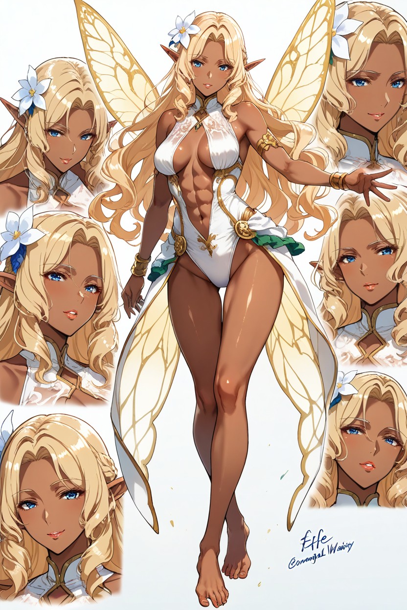 White Background, 25+, Muted Colors Hentai AI Porn