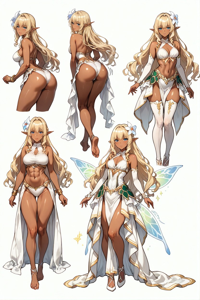 Smooth Knees, Thigh Gap, Mid-air Motion Hentai AI Porn