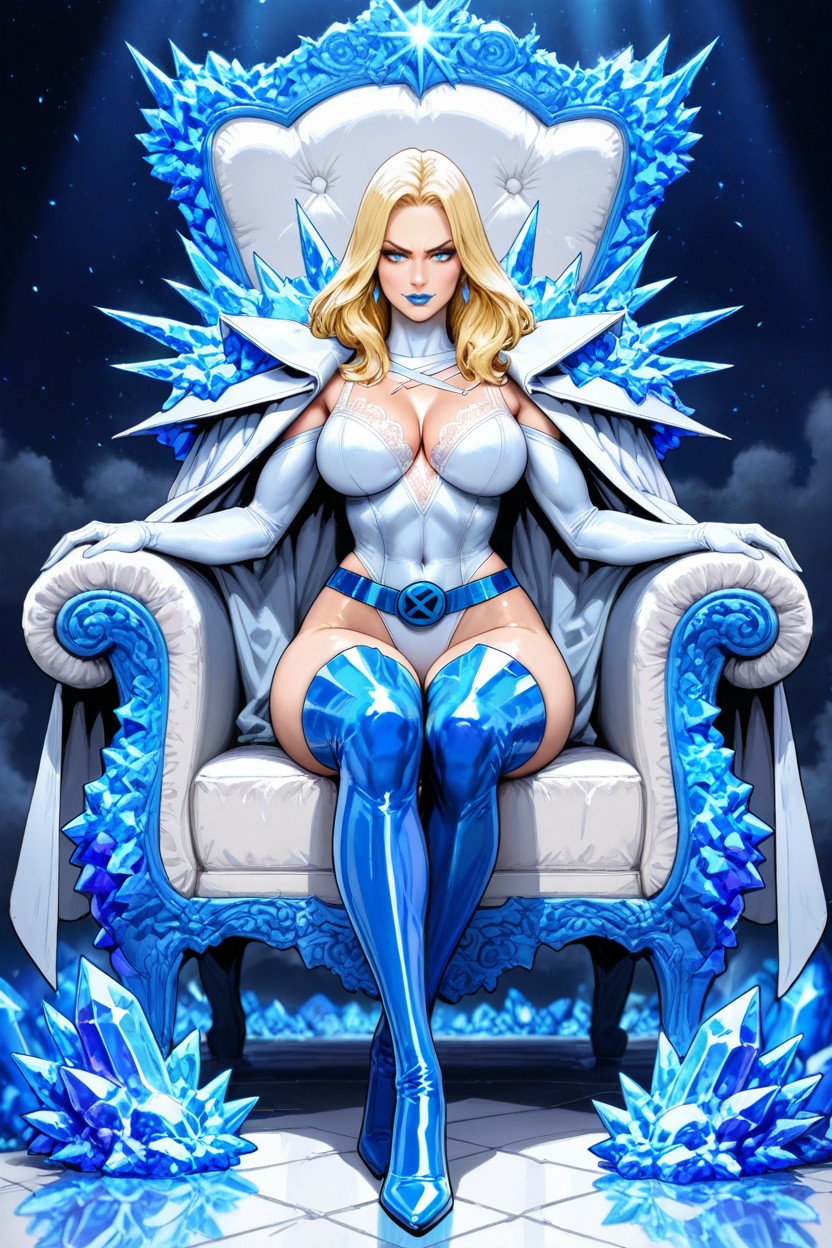 Blonde Hair, 18+, Faceless Nude Male Hentai AI Porn