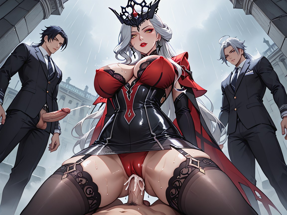 Perky Nipples, Oiled Skin, Round Boobs Hentai AI Porn