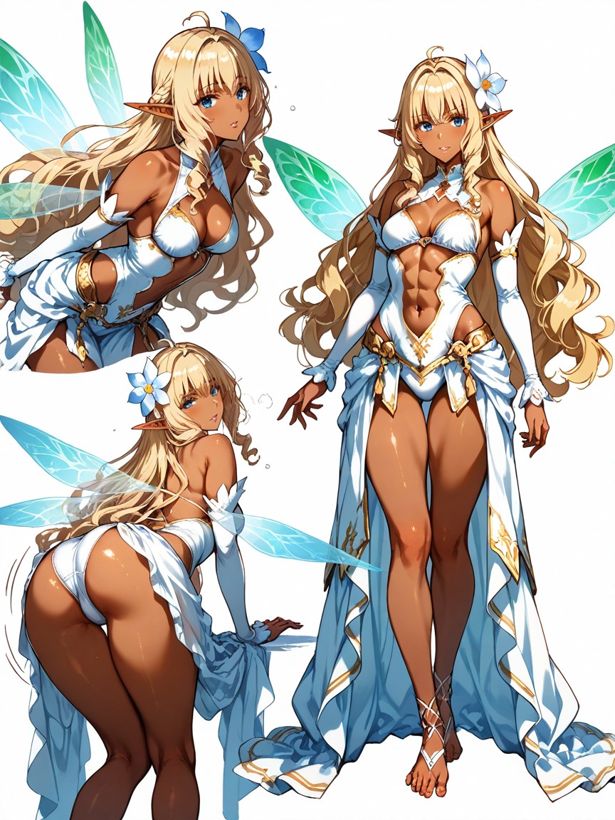 Agressive Actions, Hyper Long Elegant Legs, Multiple Angle Back Views Hentai AI Porn