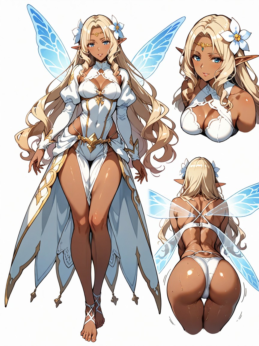 Dynamic Movement, Fighting Poses, Gold Hentai IA