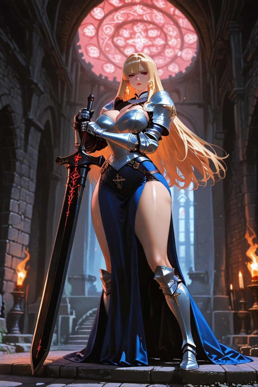 Cleavage, Perfect Figure, Voluptuous Curve Hentai AI Porn