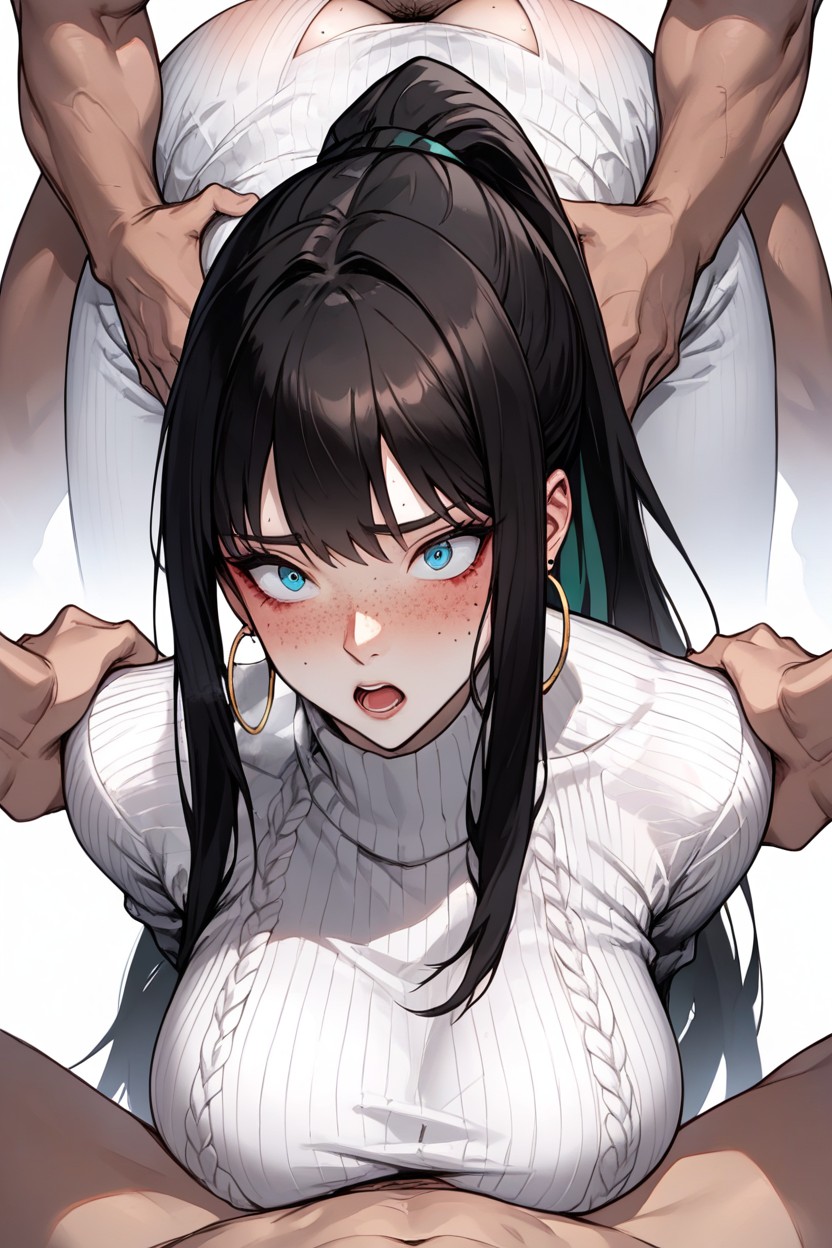 Largo, Ultra Pale Skin, Round Pretty Face Hentai IA