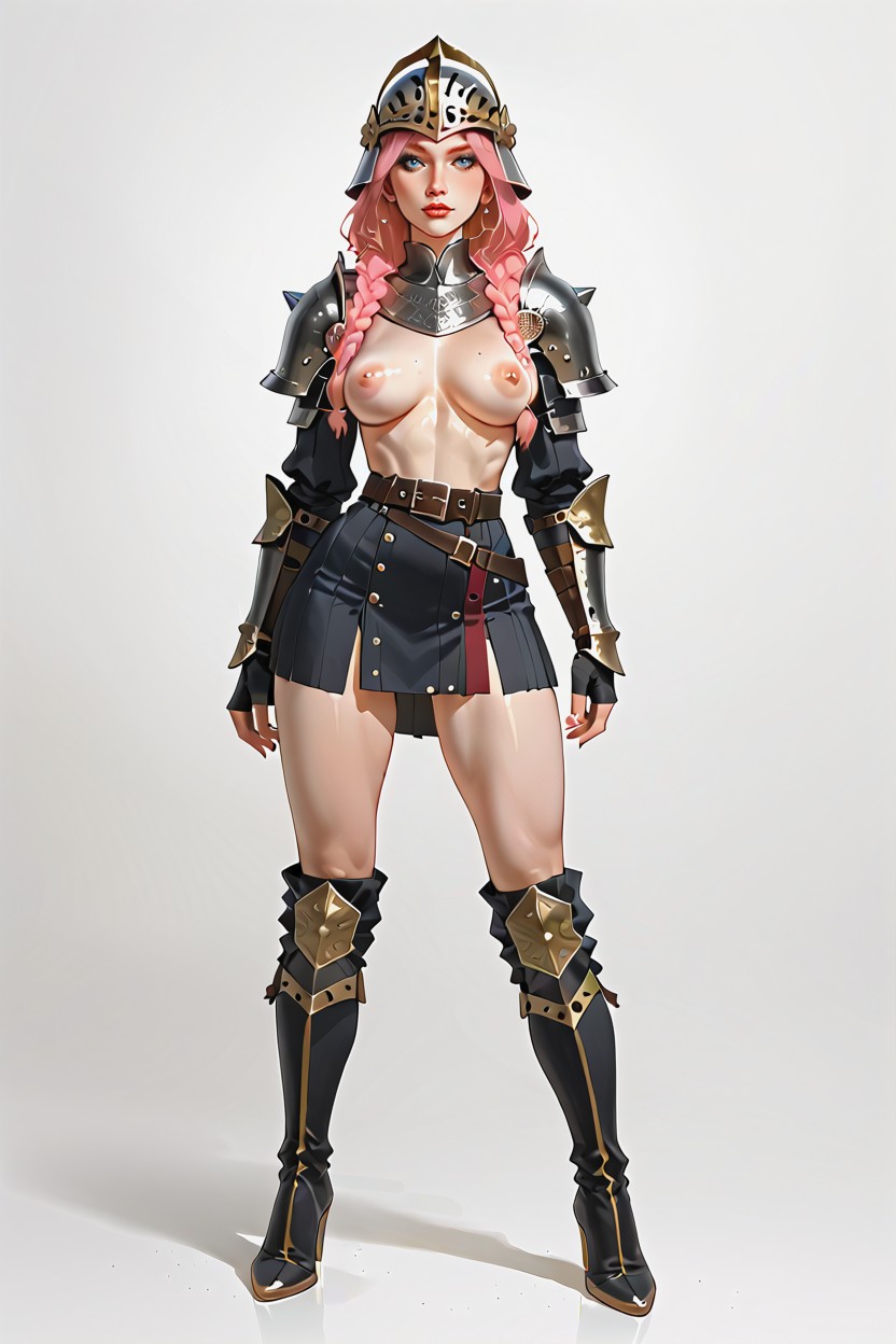 Beautiful Face, Delgada, Full Body Hentai IA