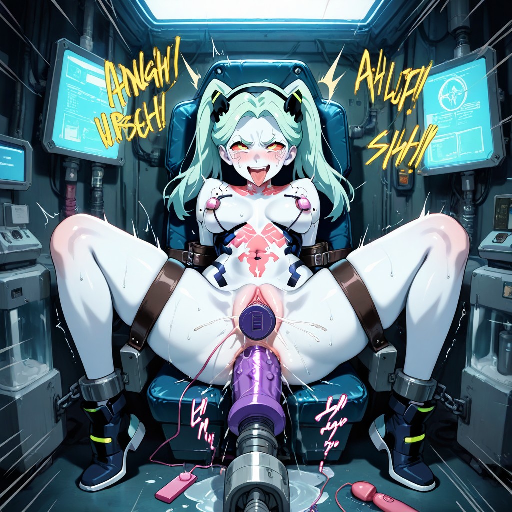 Llorar De Felicidad, Clothed, Bound By A Machine Hentai IA