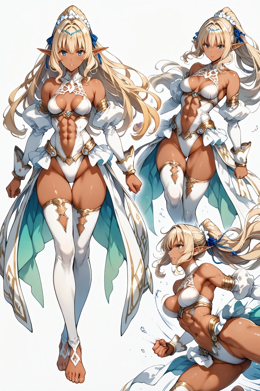 Multiple Angle Top Views, En Forma, Highly Varied Action Poses And Angles Hentai IA