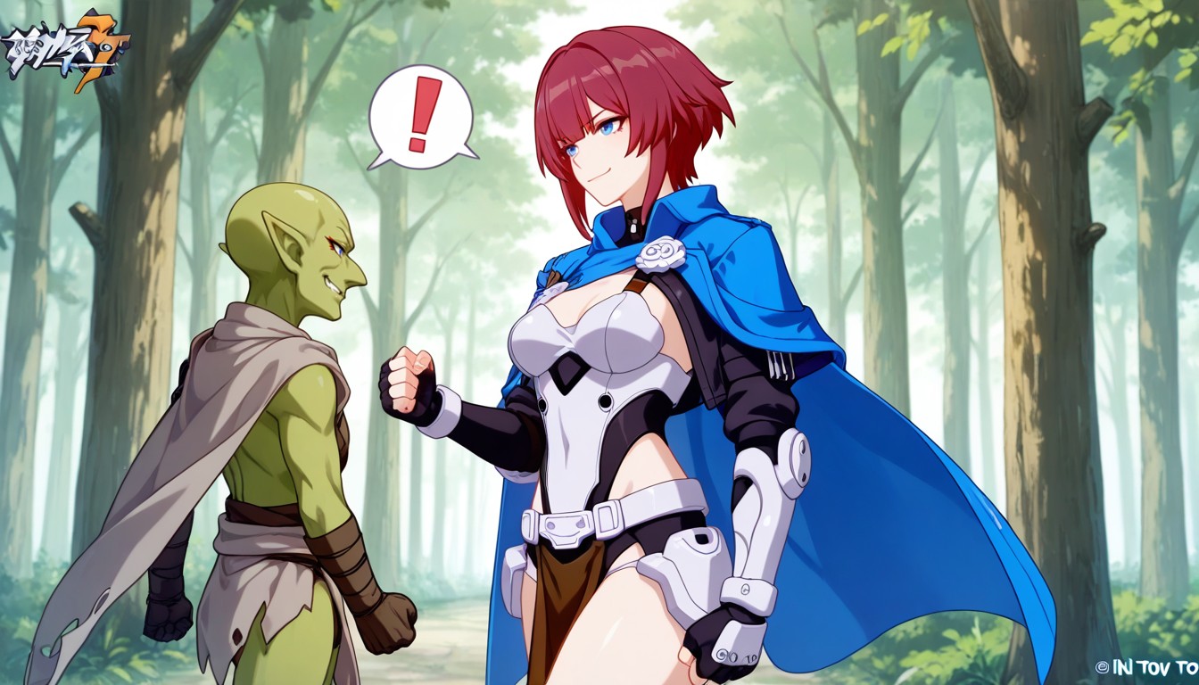 Ojos Azules, Female Taller Than Goblin, One Against One Hentai IA