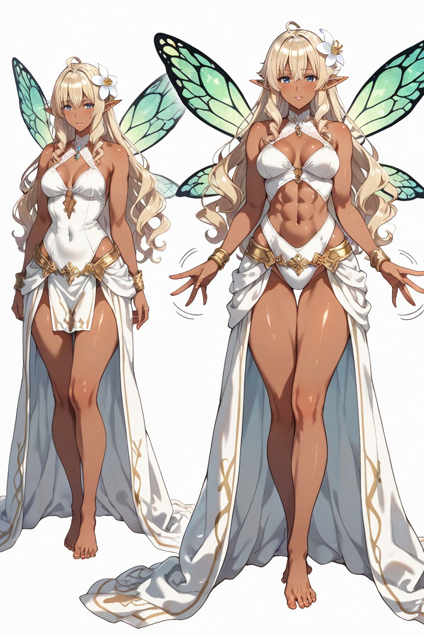 Gold, Soft Reflections, Dynamic Linework Hentai AI Porn