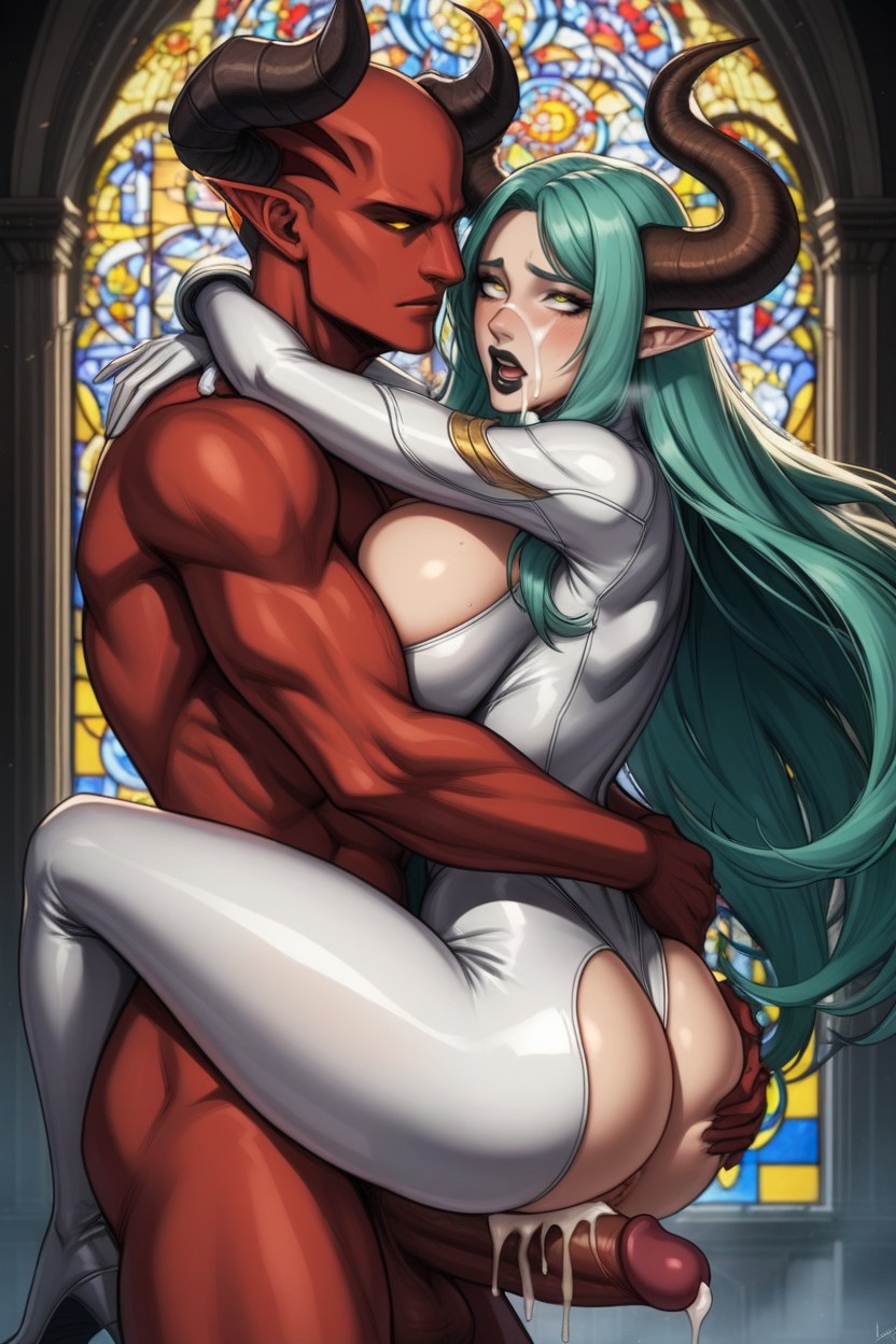 Huge Breasts, Tall, Cumshot Hentai AI Porn