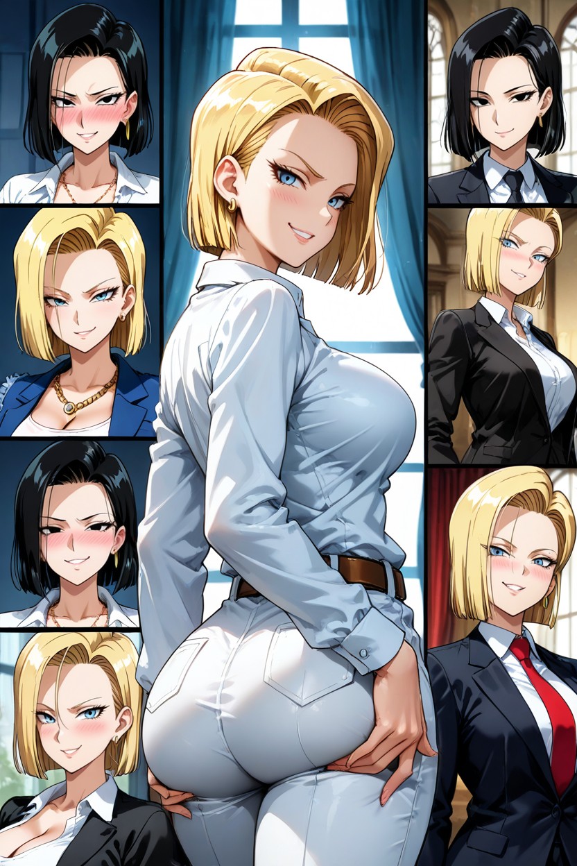 White Shirt, Jacket, Long Sleeves Hentai AI Porn