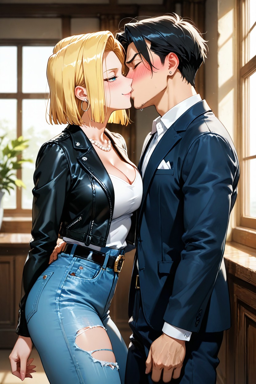 Closed_mouth, Window, Jewelry Hentai AI Porn