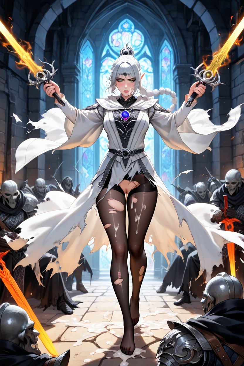 Holy Sword, 25+, Feet Visible Hentai AI Porn