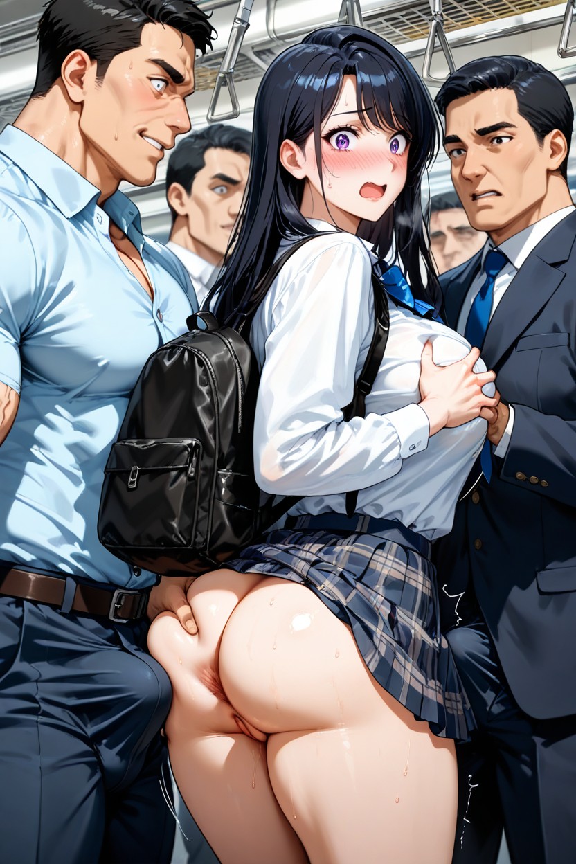 Consensual, Hour Glass Figure, Micro Skirt Hentai AI Porn