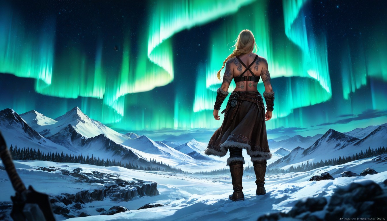 Rugged Norse Warrior Outfit, Fur, Gritty And Grounded Hentai AI Porn