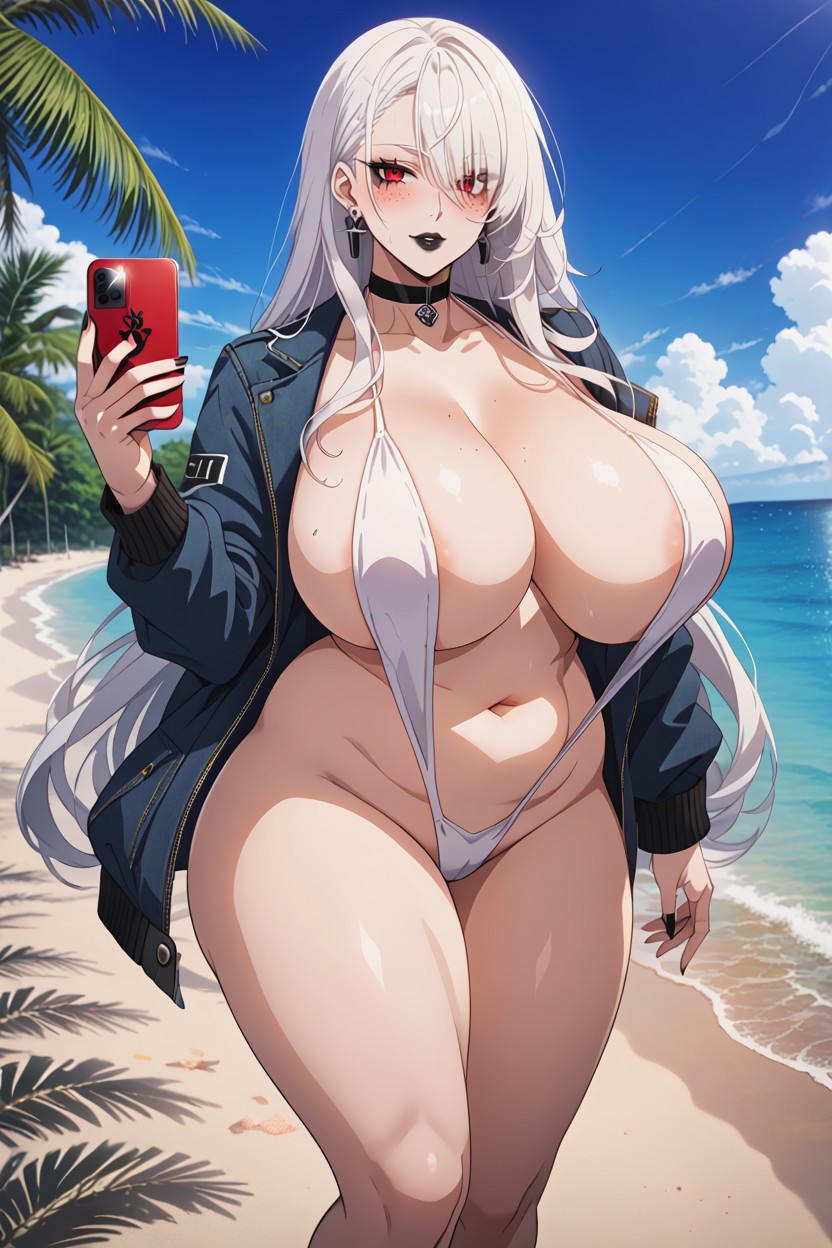 Giant Body, Ass Bigger Than Torso, Show Tonguege Hentai AI Porn