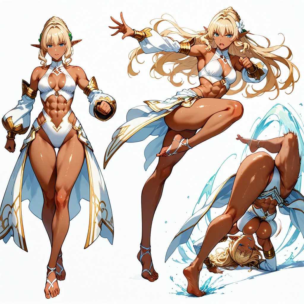 Masterful Aesthetic, Small Breasts, Dynamic Linework Hentai AI Porn