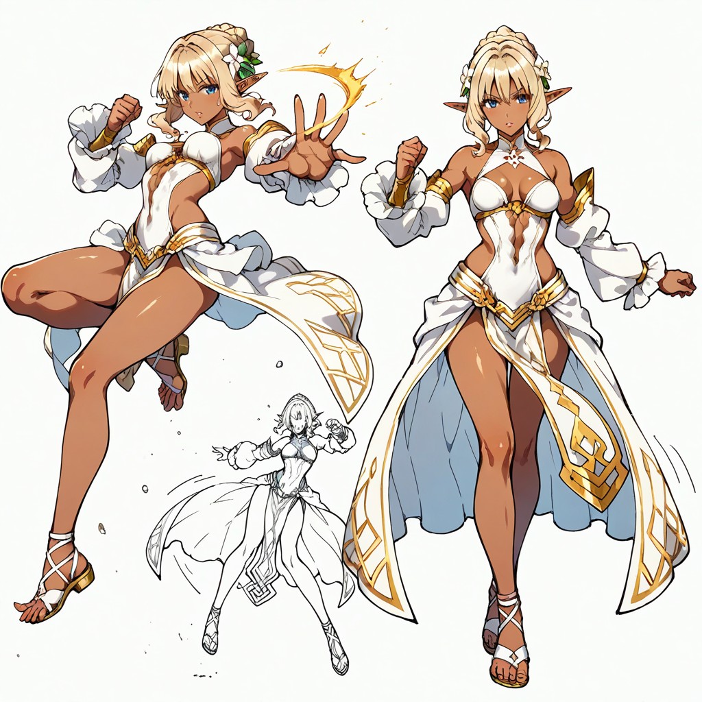 Soft Reflections, Bending Over, Character Action Sheet Hentai AI Porn
