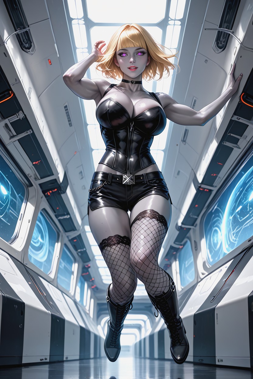 18+, Massive Breast, Blonde Hair Hentai AI Porn